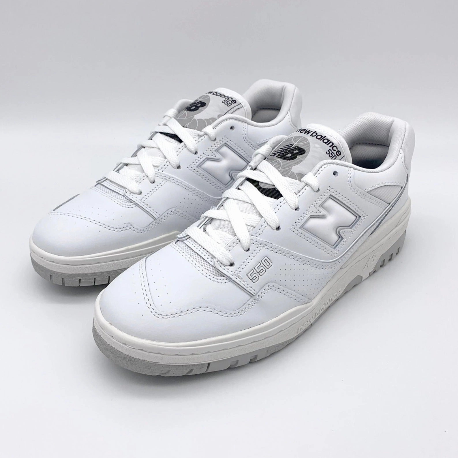 New Balance 550 White Grey Top Shoes For Basketball