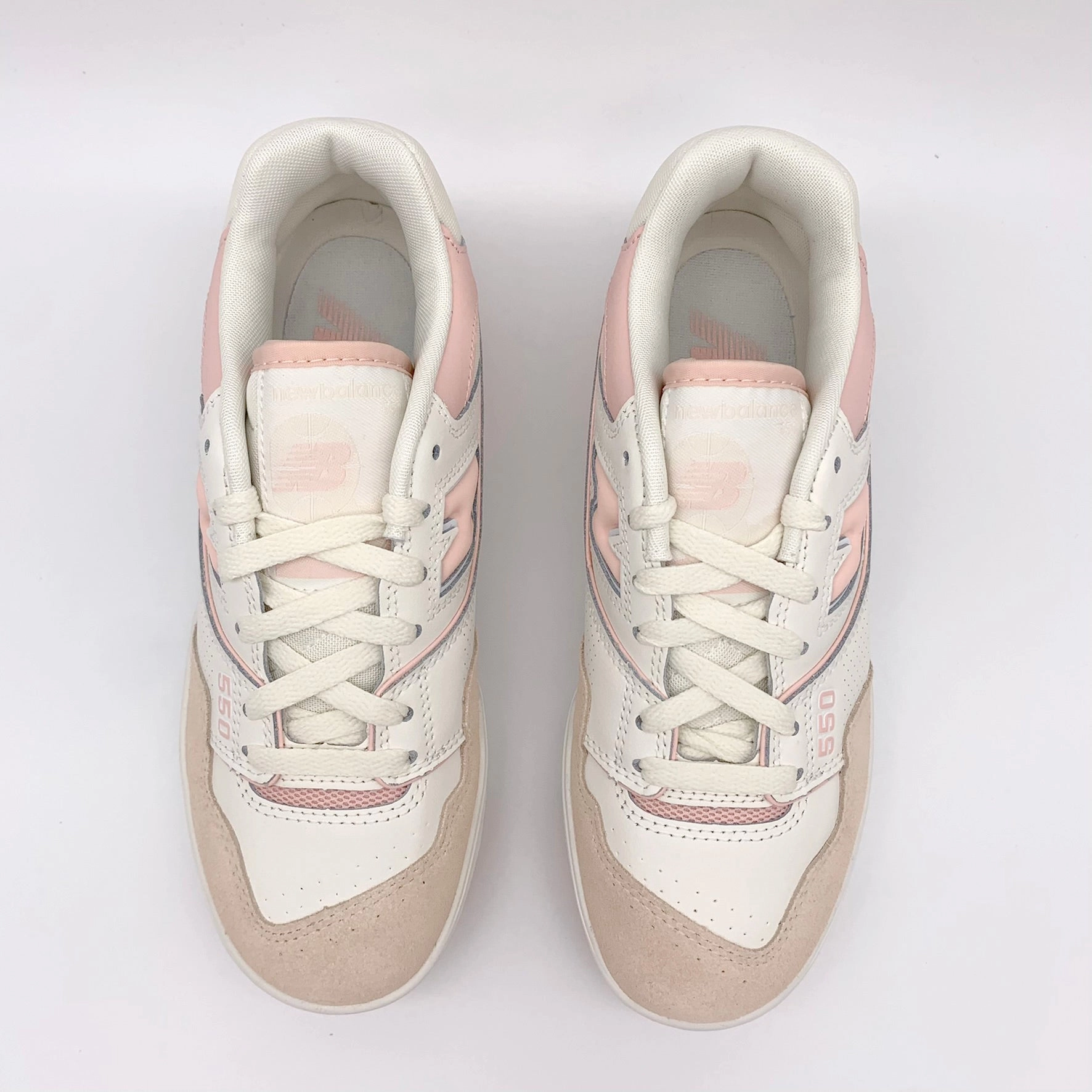 New Balance 550 White Pink Wilt Chamberlain Basketball Shoes