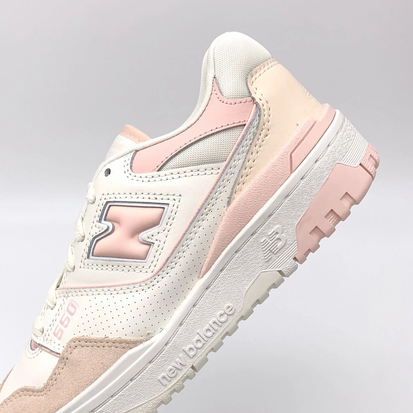 Basketball Shoes Low New Balance 550 White Pink