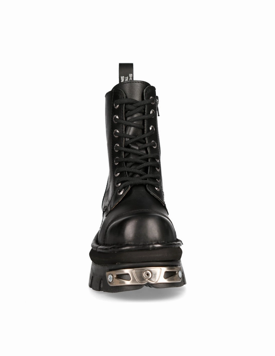 New Rock Boots Schuhe Stiefel Plateau Schwarz METALLIC M-NEWMILI083-S36 Stiefel Keramik