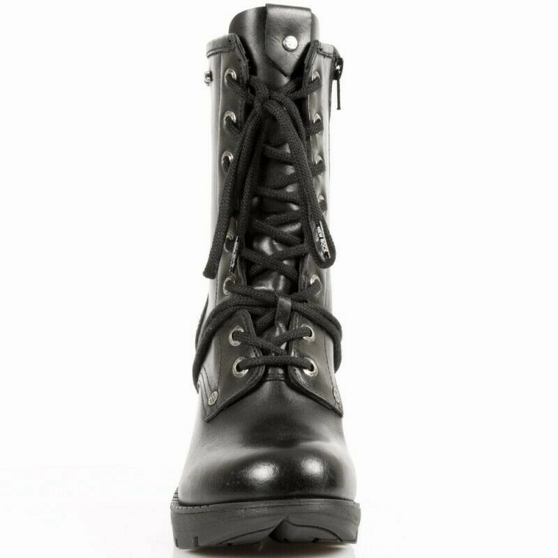 New Rock Schuhe Damen- Stiefelette Stiefel Absatz Boots Gothic M.TR001-S1 Viktorianische Stiefel