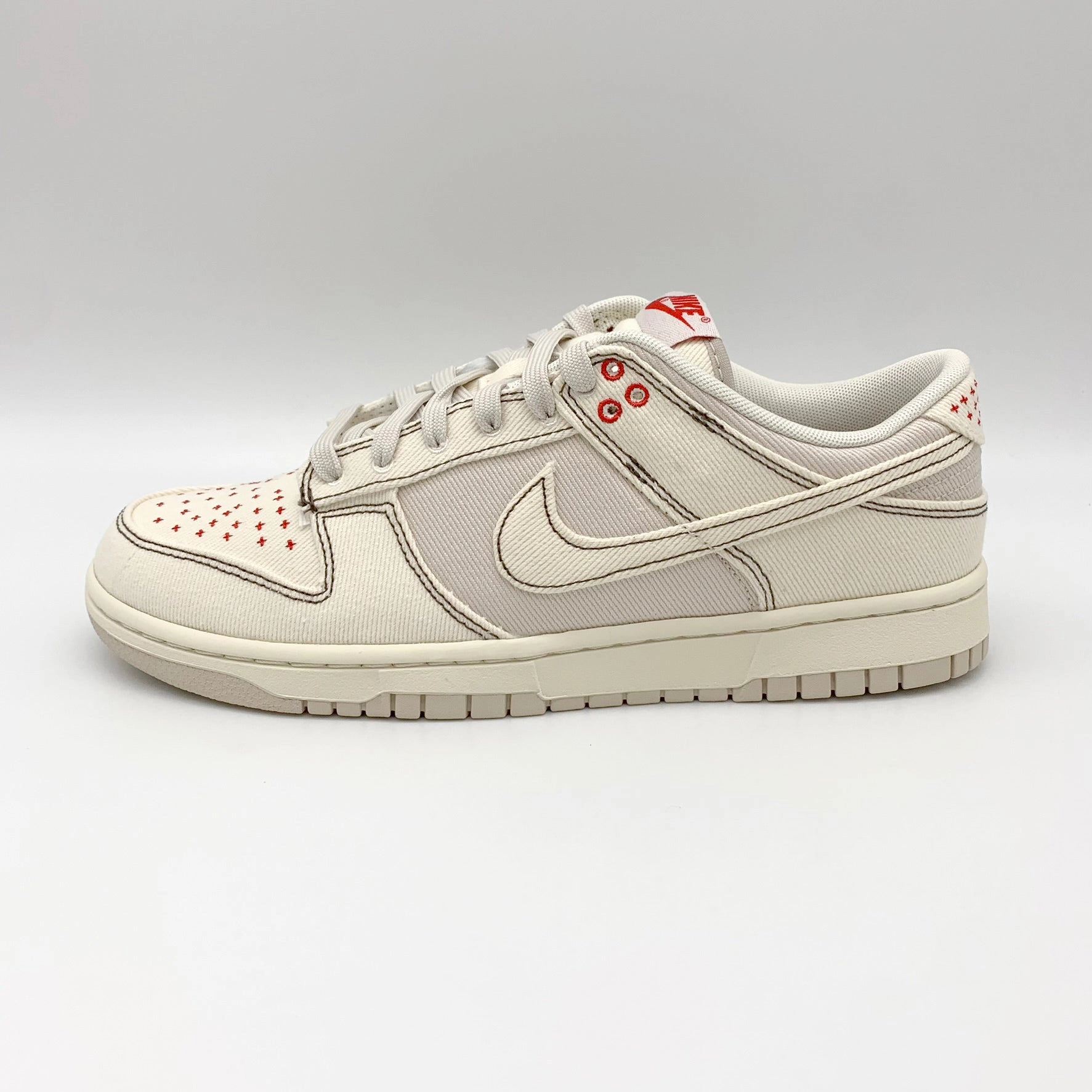 Nike Dunk Low Light Orewood Brown Sashiko Sneaker Gestalten