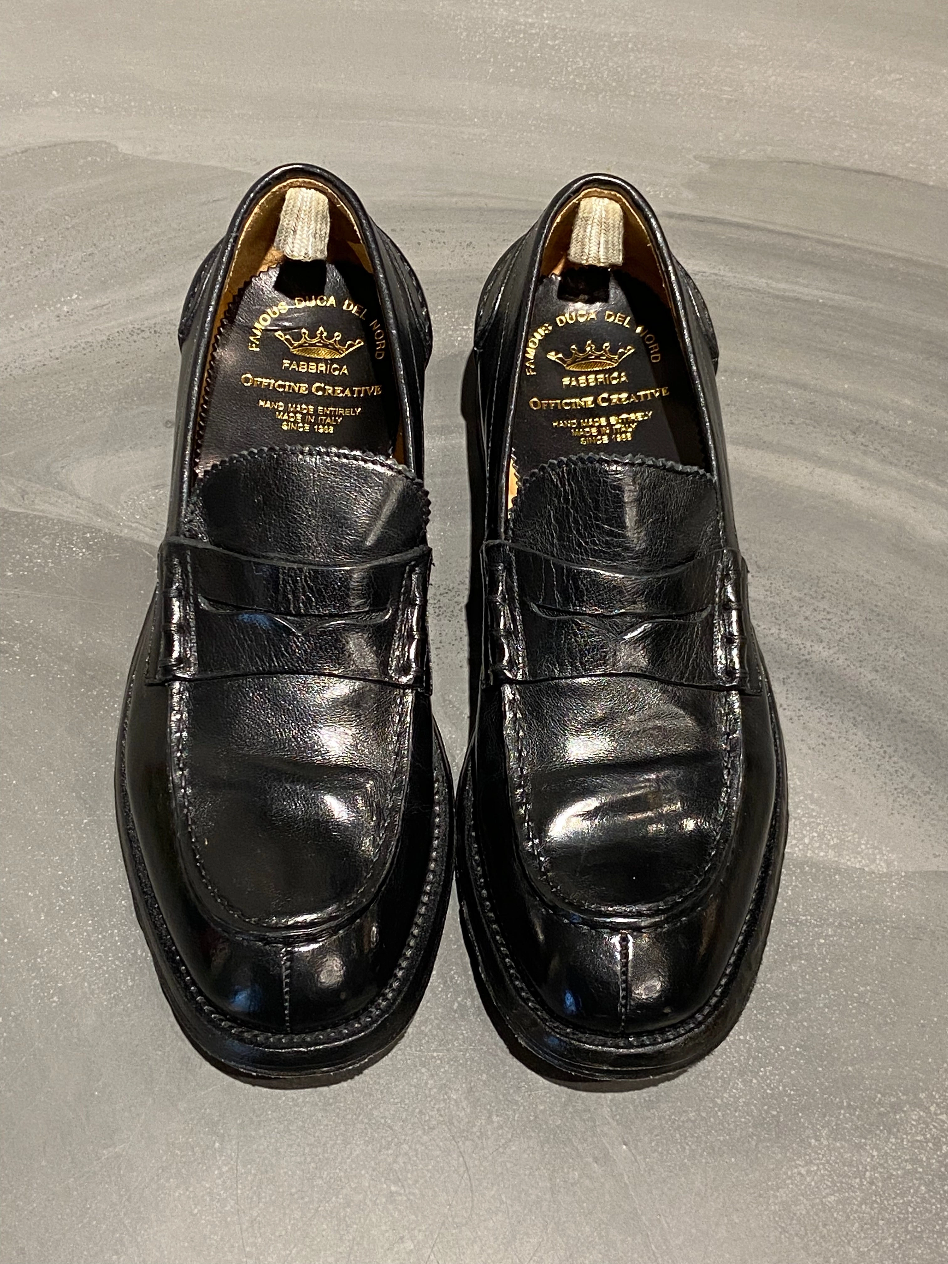 OFFICINE CREATIVE BALANCE/011 PENNY LOAFER BLACK Reformation Agathea Chunky Loafers