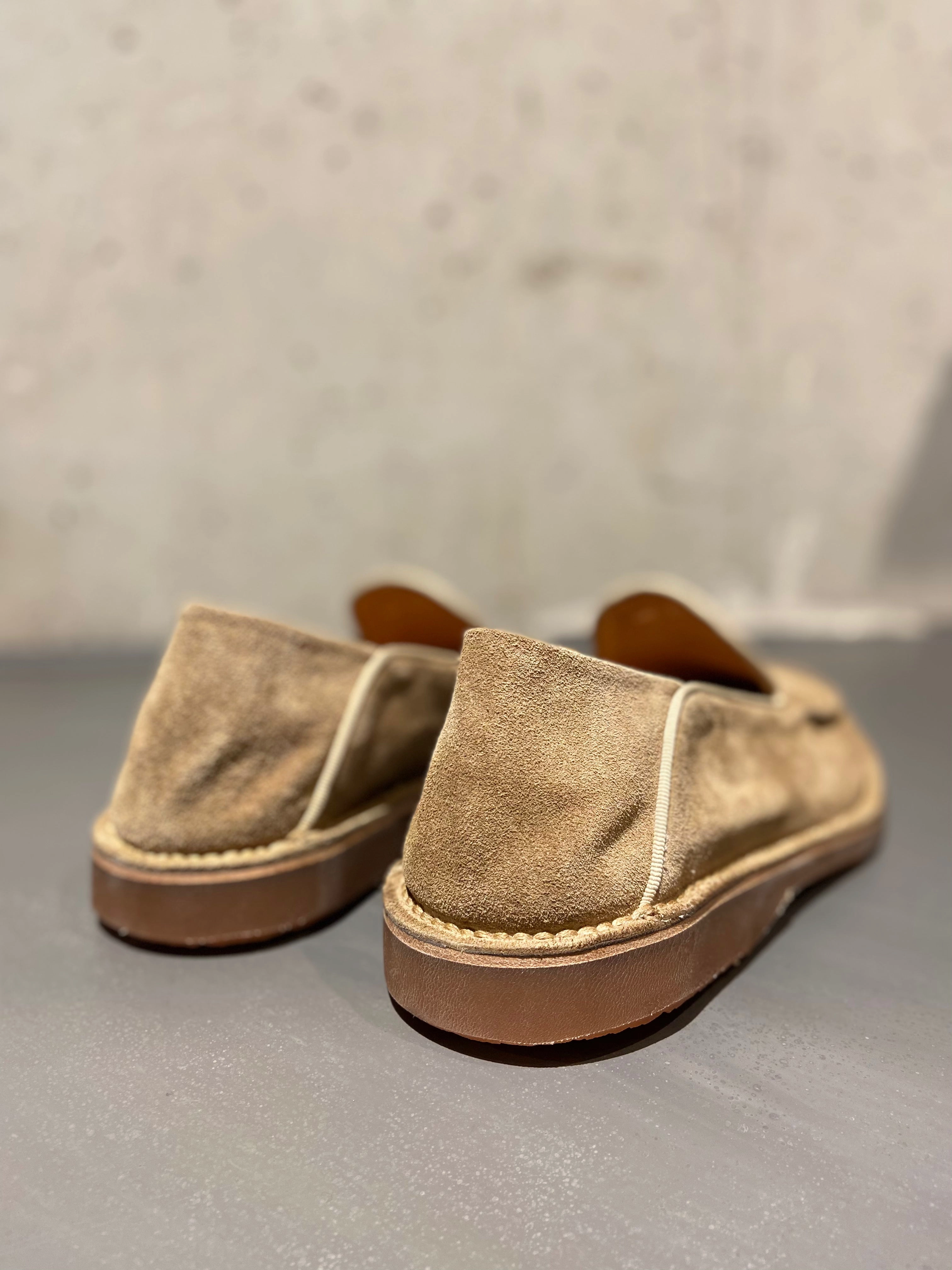 Beheizbare Pantoffeln Galileo OFFICINE CREATIVE KENT/007 LOAFER SUEDE BROWN