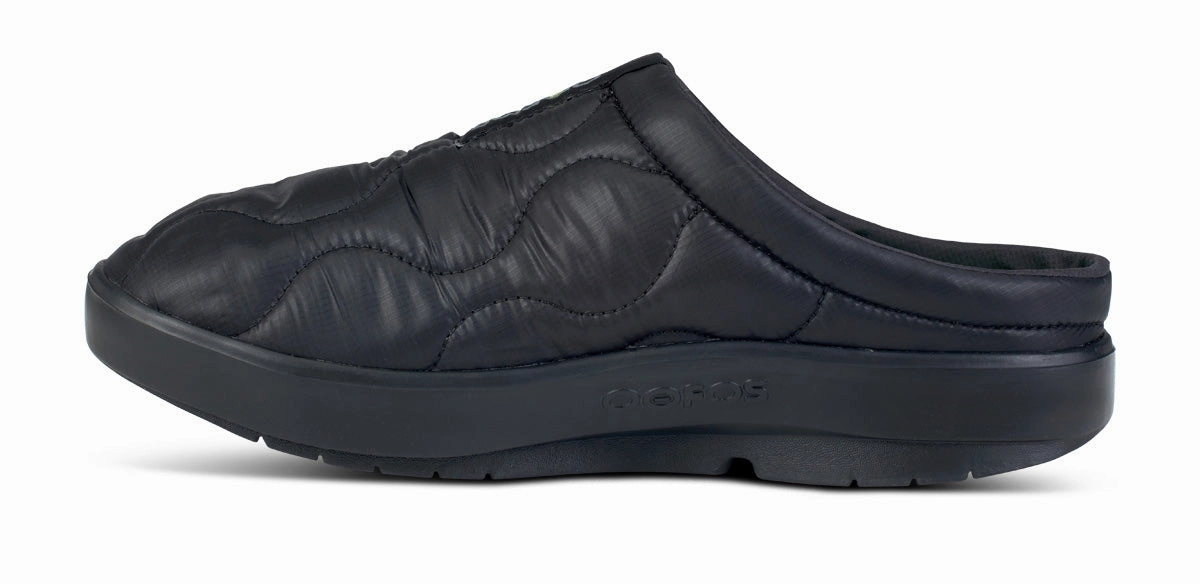 OOcOOzie Recovery-Pantolette Herren - black Pantoffeln Für Diabetiker