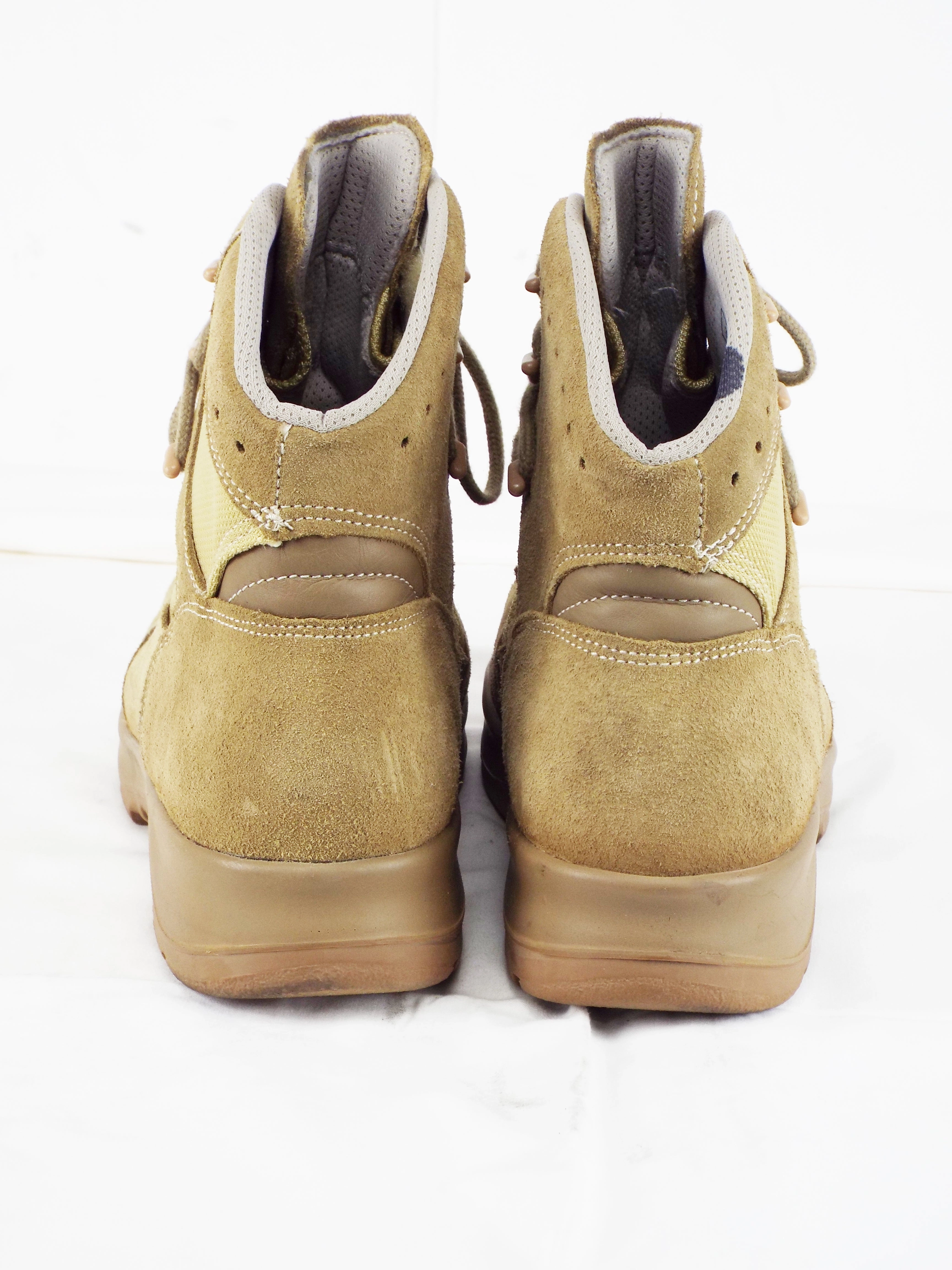 German Army Grade 1 Desert Ankle Boots - Bordschuh Marine Tropen - toe protection Flattered Stiefel