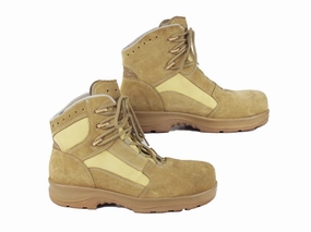 Weite Overknee Stiefel German Army Grade 1 Desert Ankle Boots - Bordschuh Marine Tropen - toe protection