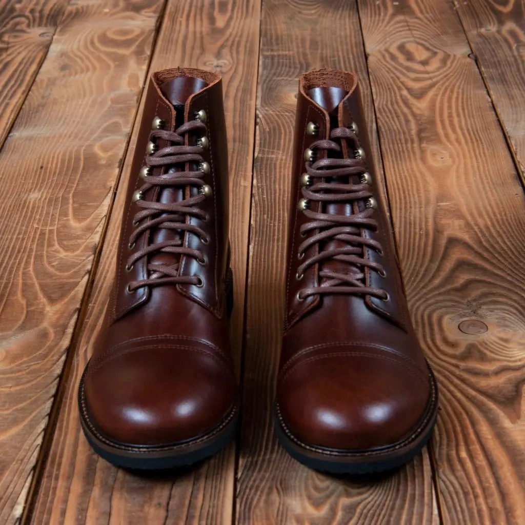 1966 Low Quarters - cognac oiled Stiefel Weiter Machen