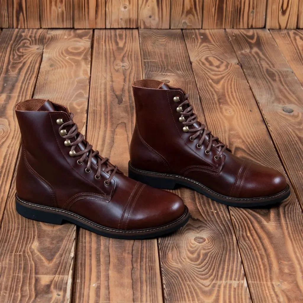 Vero Cuoio Stiefel 1966 Low Quarters - cognac oiled