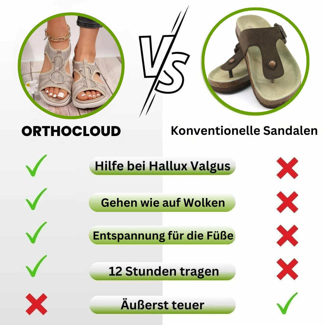 Sandalen Weiten Leder OrthoCloud - ergonomische Schmerzlinderungs-Sandalen
