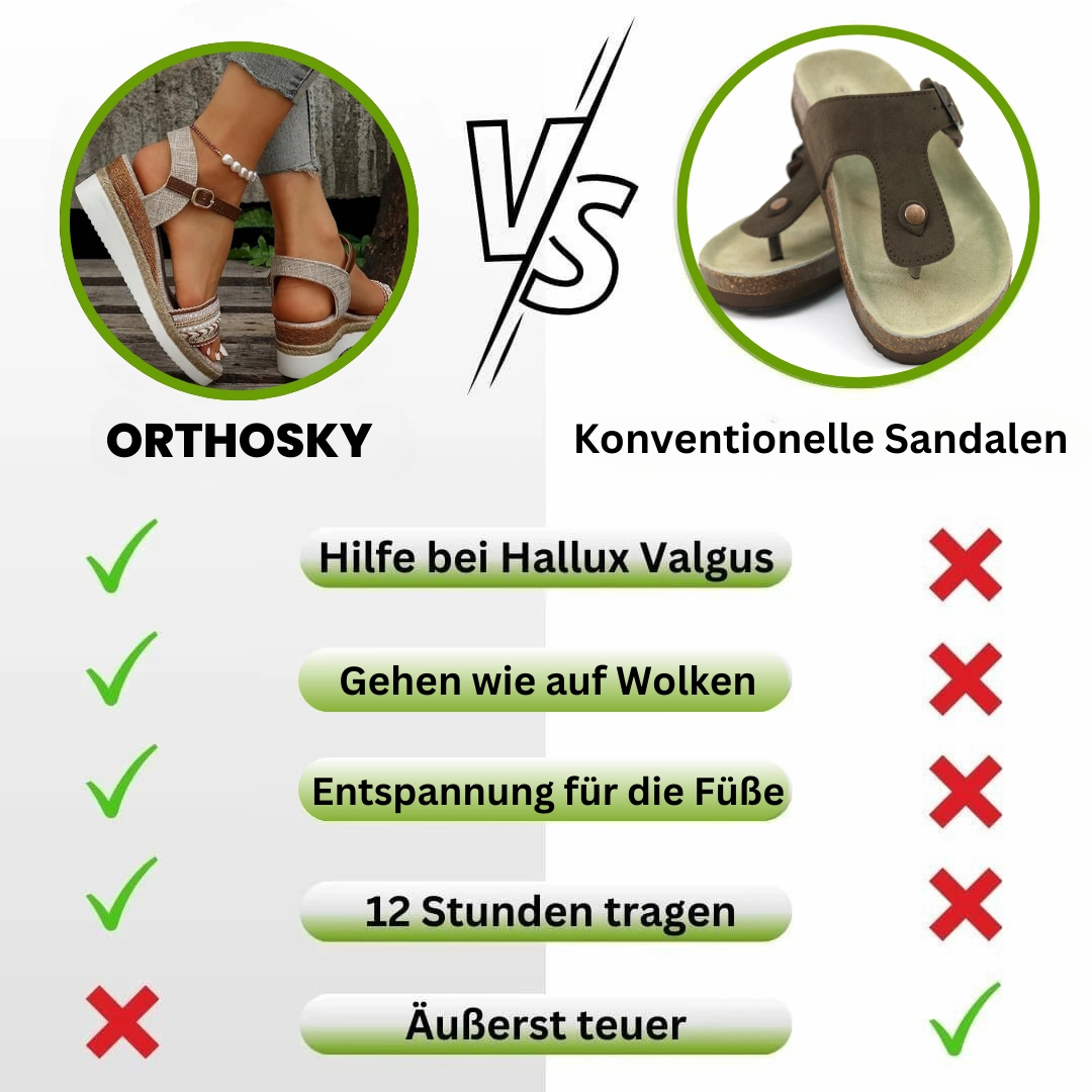 OrthoSky - ergonomische schmerzlindernde Sandalen fr Damen Vingino Sandalen Mädchen