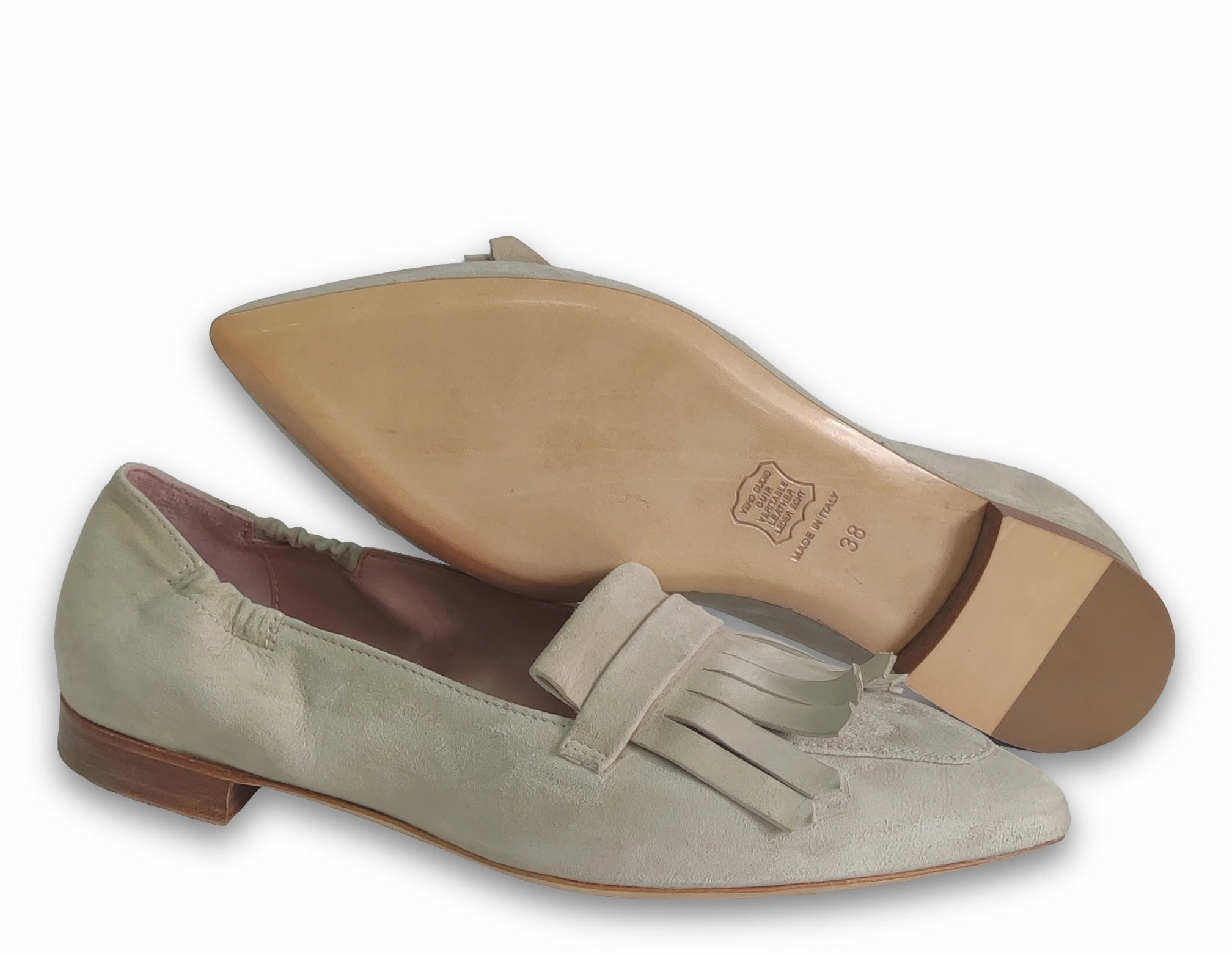 Ballerina Alice Suede Beige Walk Loafers