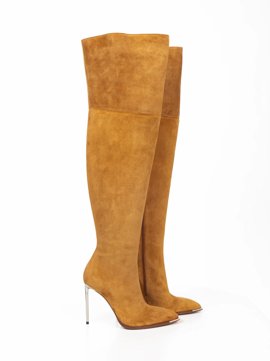 Stiefel Absatz Weiter Schaft Overkneestiefel Hedi