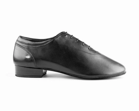 Lederschuhe 22 PD016 PREMIUM Tanzschuhe in Black Leather