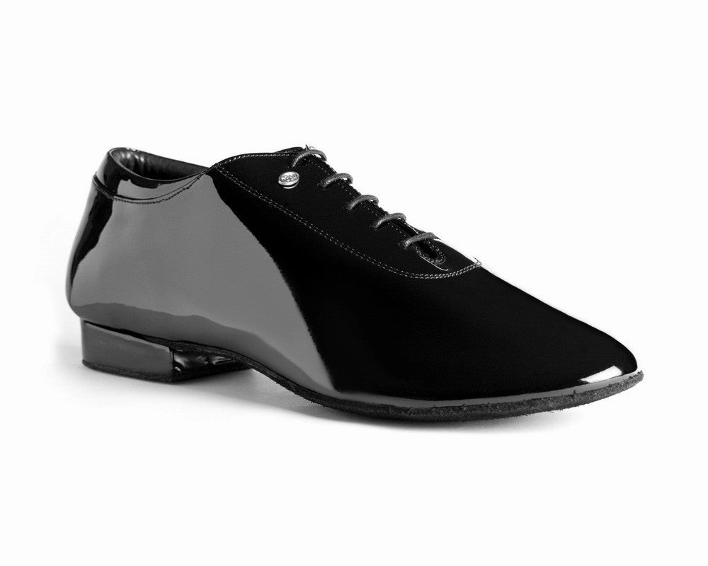 Lederschuhe Handgemacht PD020 PREMIUM Tanzschuhe in Black Patent