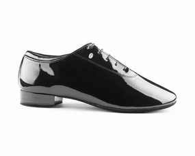 Lederschuhe Unbehandelt PD020 PREMIUM Tanzschuhe in Black Patent