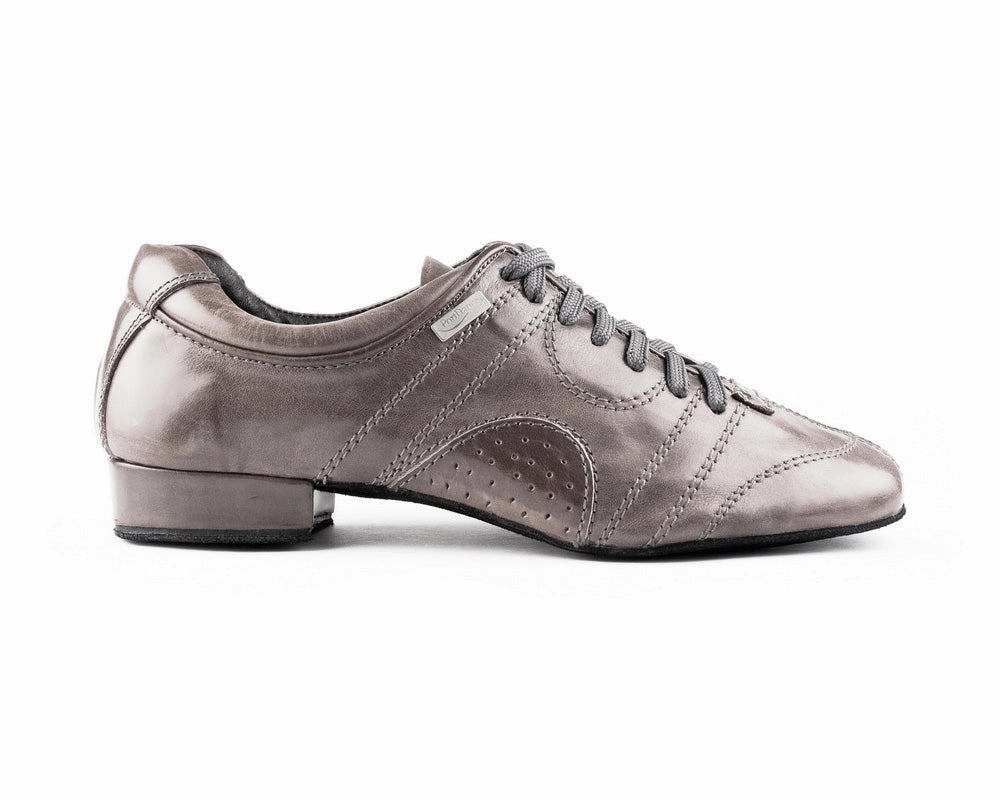 Lederschuhe Bio Chelsea PD Casual Tanzschuhe in Grau mit Wildleder Sohle