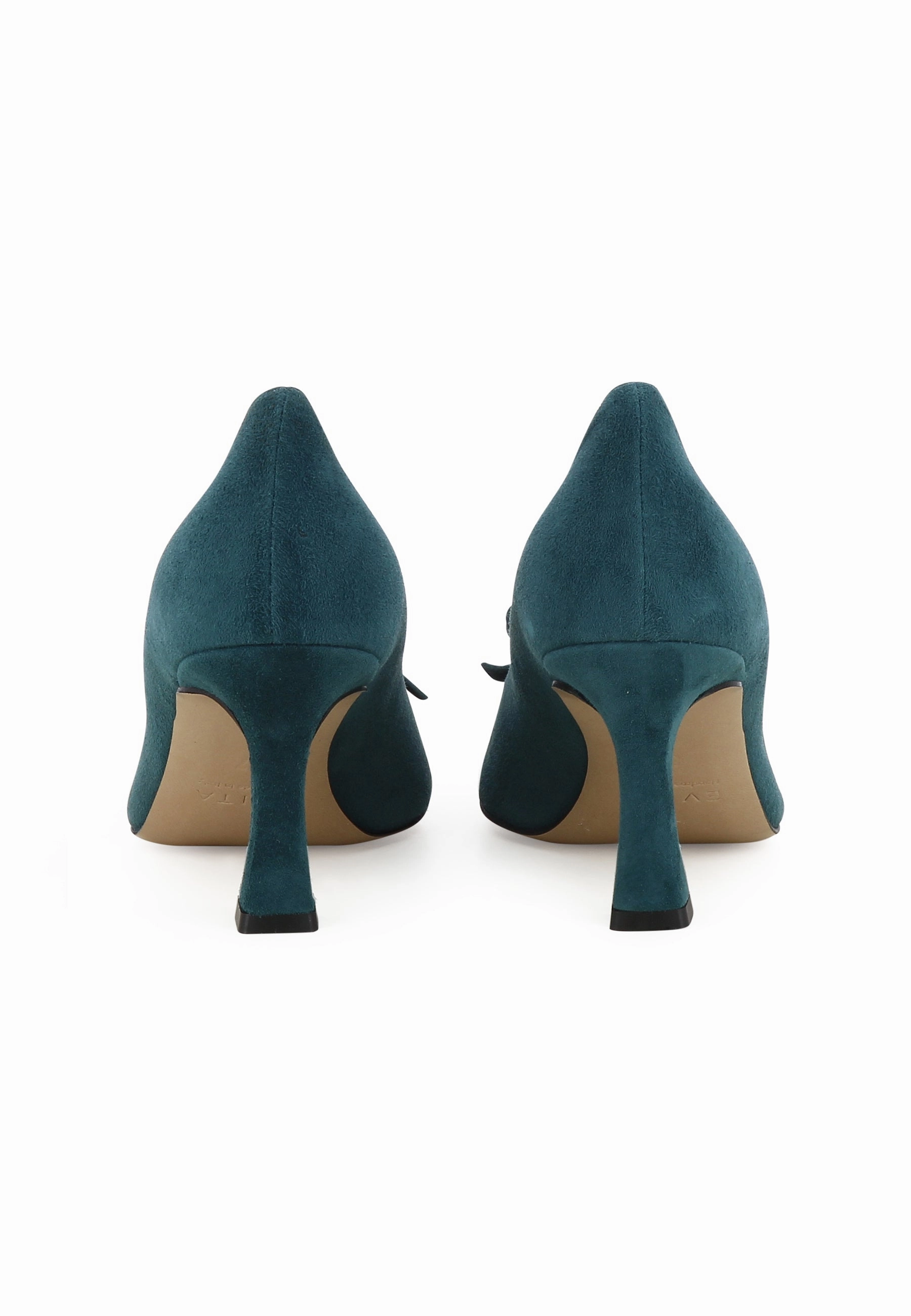 PENELOPE Damen Pumps  -  Rauleder Petrol Feet In High Heels