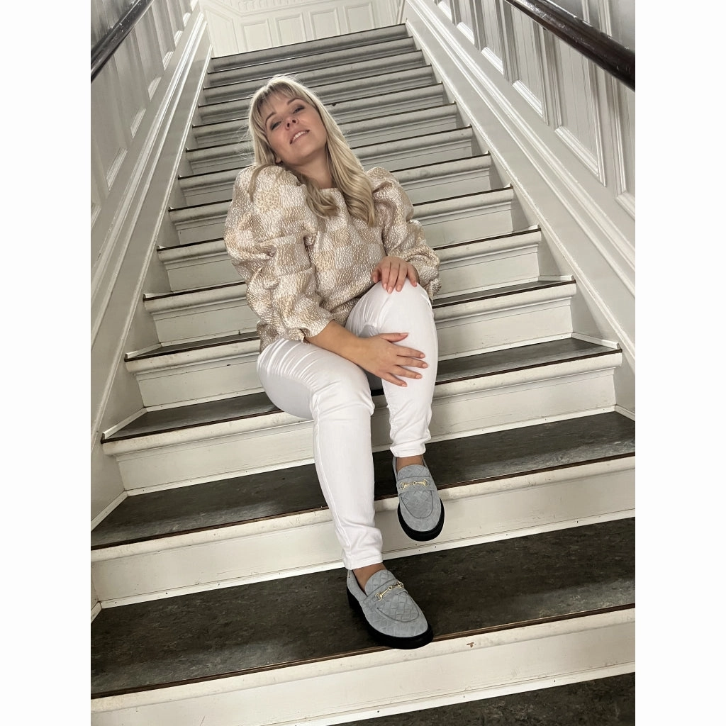 Loafers Stitch ONLY THE SKY - SKY BLUE