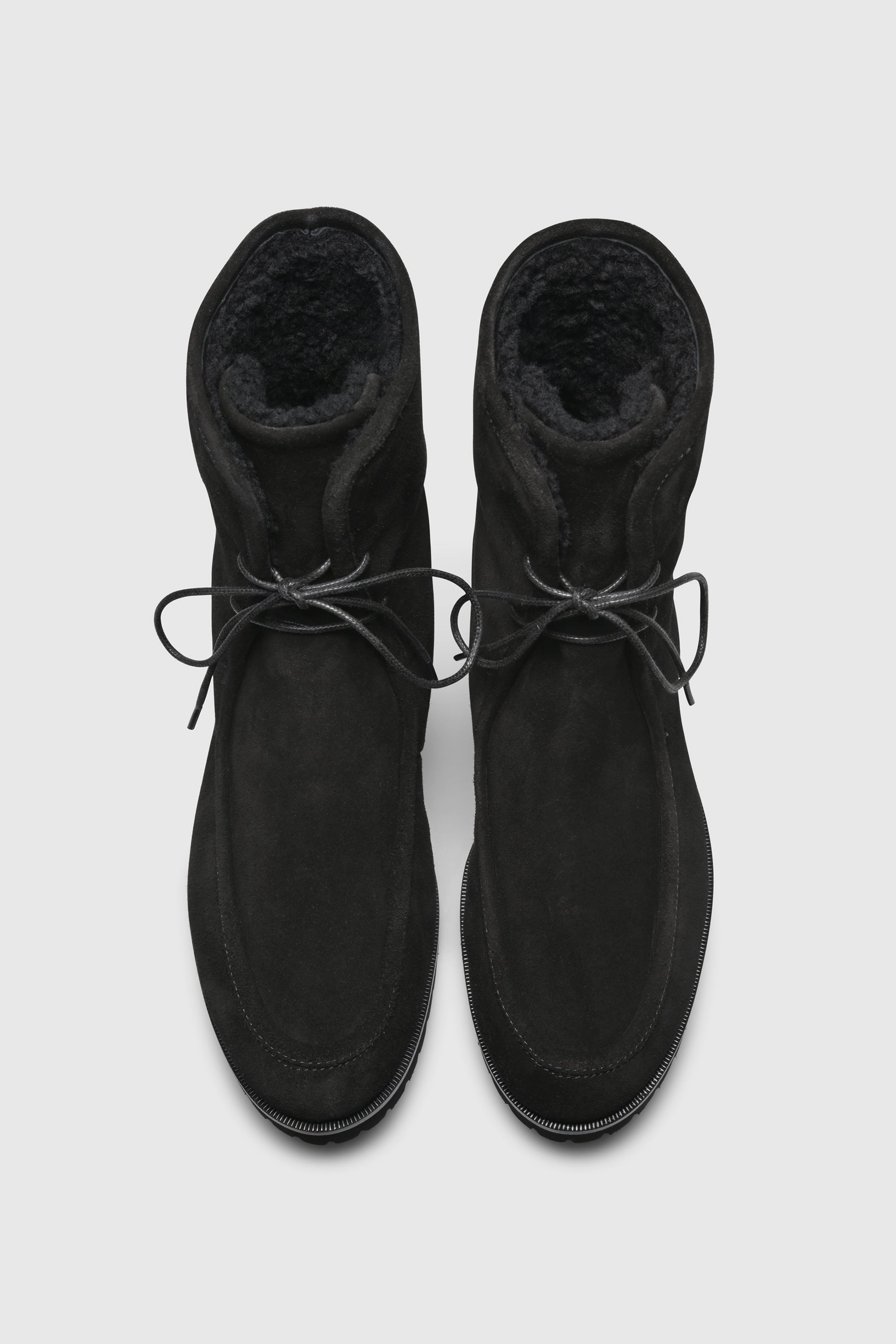 Stiefelette 9484 Velour Black Shearling Black Stiefel Günstig Kaufen Online