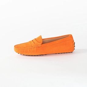 Mokassins Damenschuhe | Orange Tom Tailor Lederschuhe Pflege