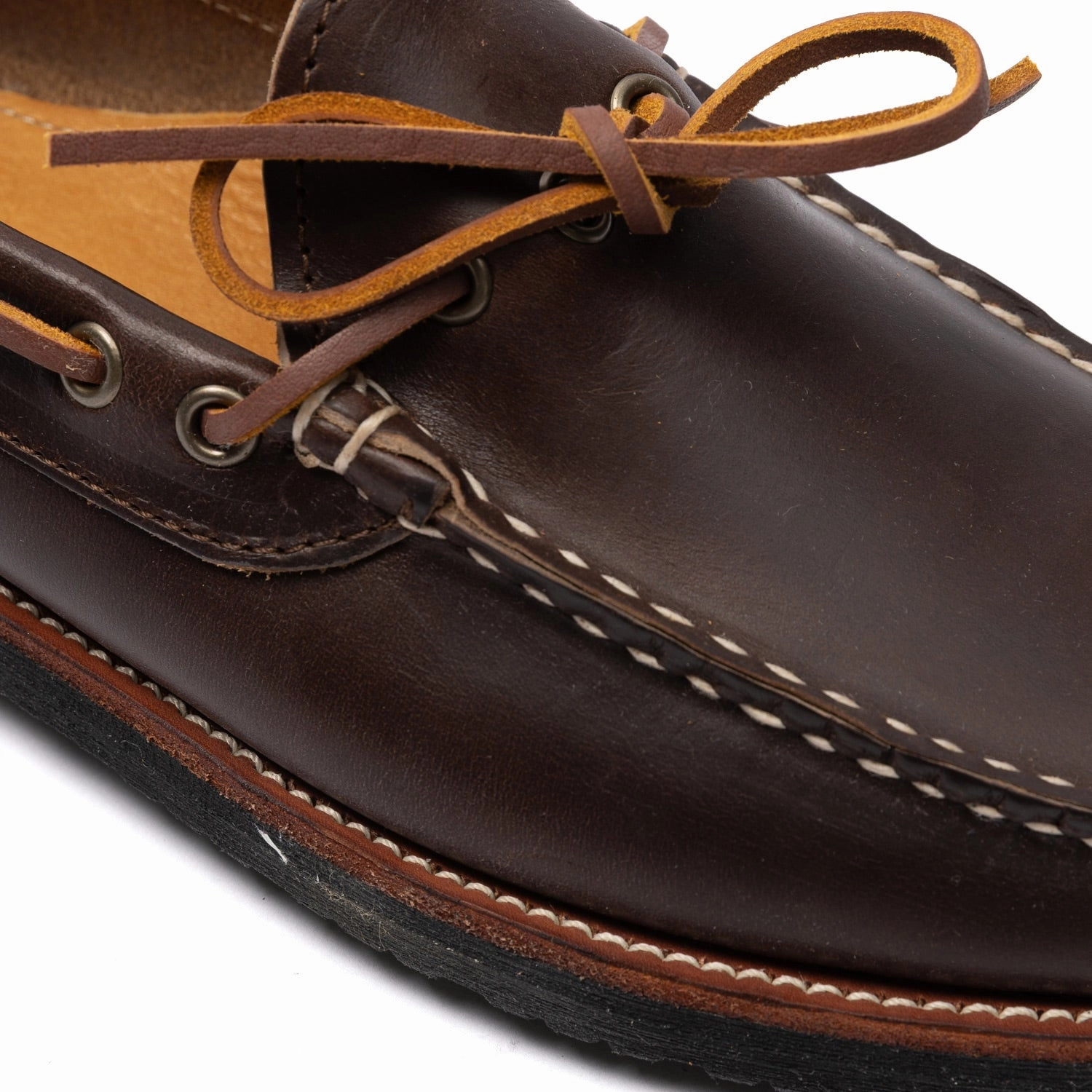 Easy Moc x MJ: Schuhe "Carabasset Camp MOC" aus Rindsleder - Handarbeit Lederschuhe Barfuß Tragen