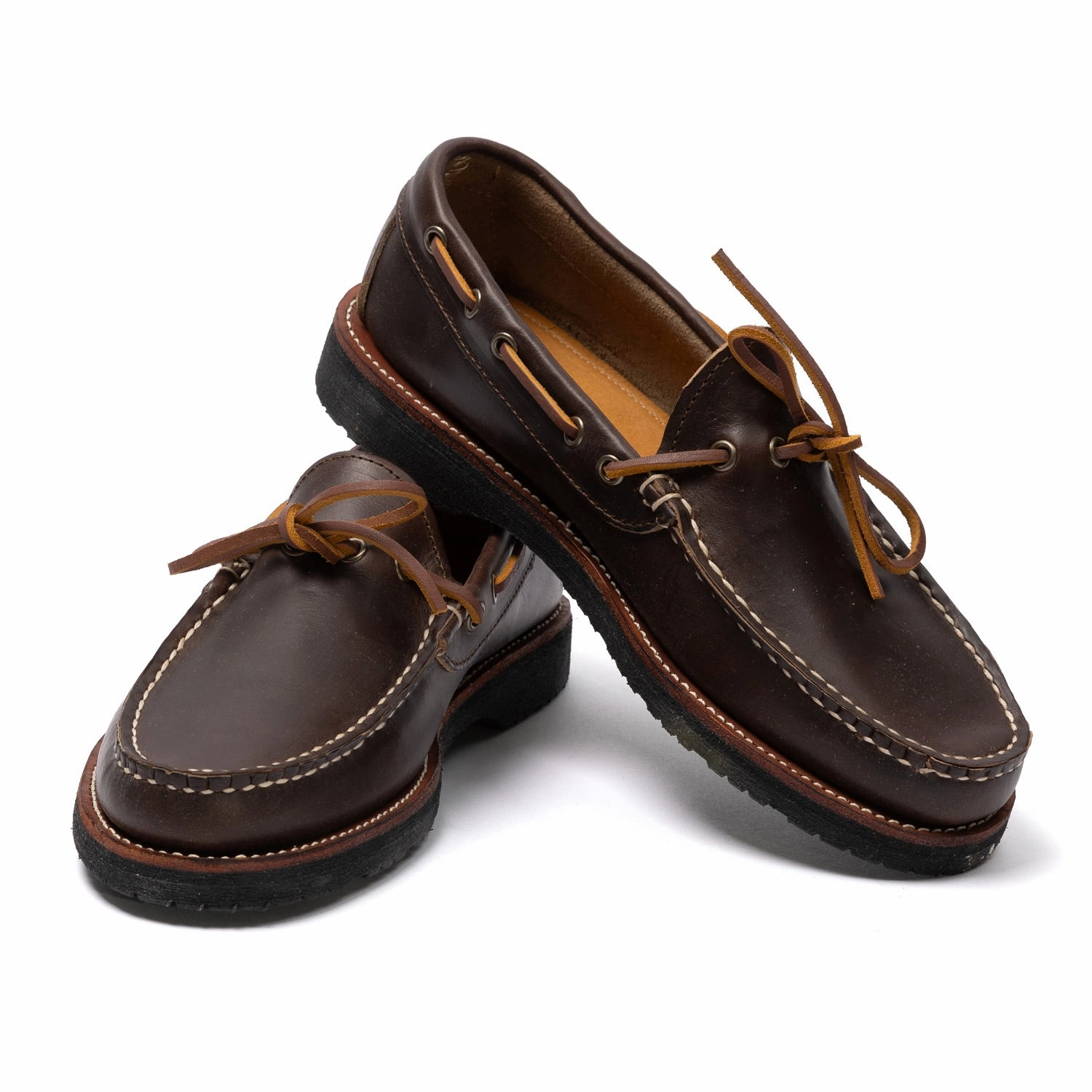 Easy Moc x MJ: Schuhe "Carabasset Camp MOC" aus Rindsleder - Handarbeit Lederschuhe Fetten Oder Imprägnieren