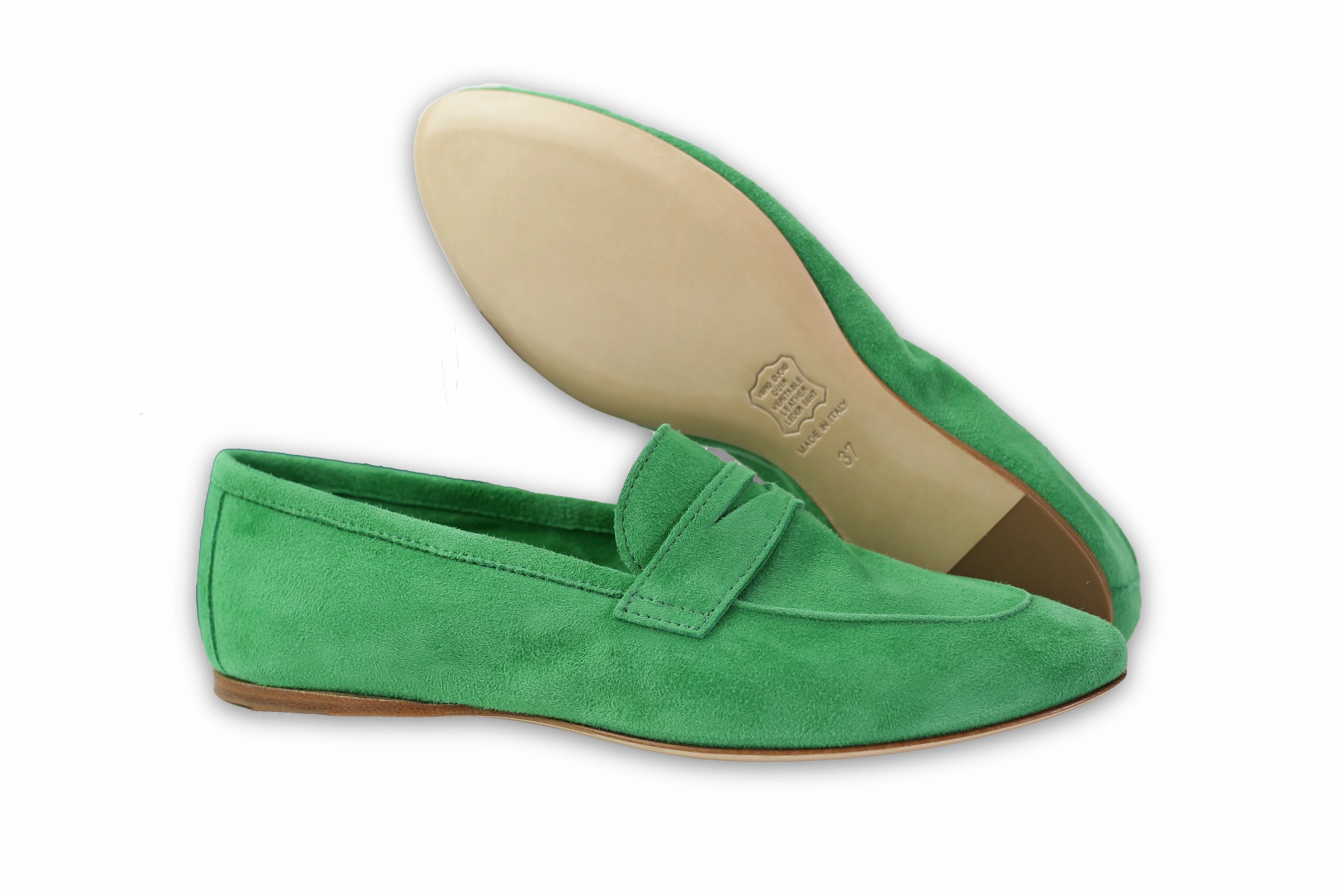 The Attico Loafers Pocket Primula Green