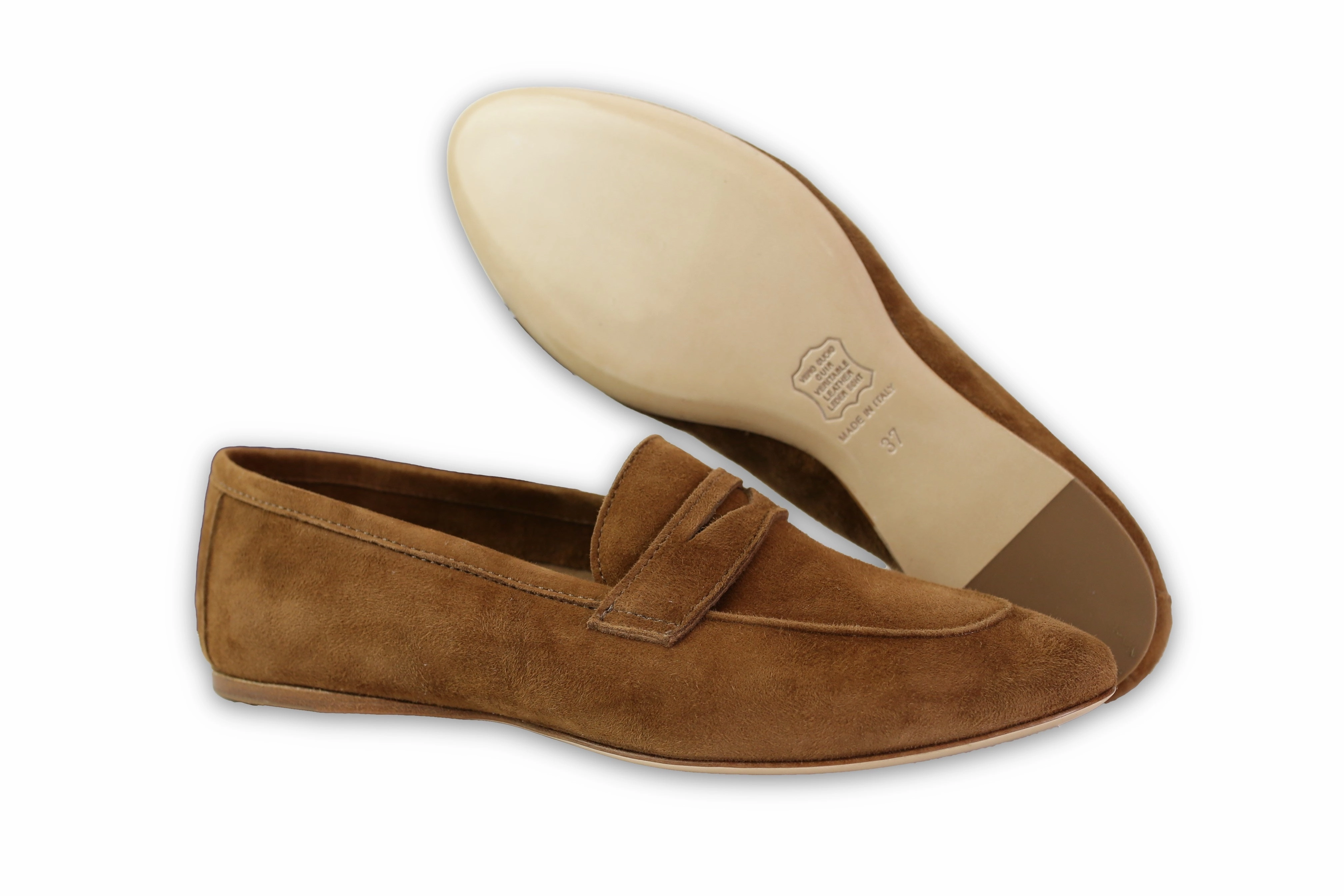 Loafers White Pocket Primula Tabacco