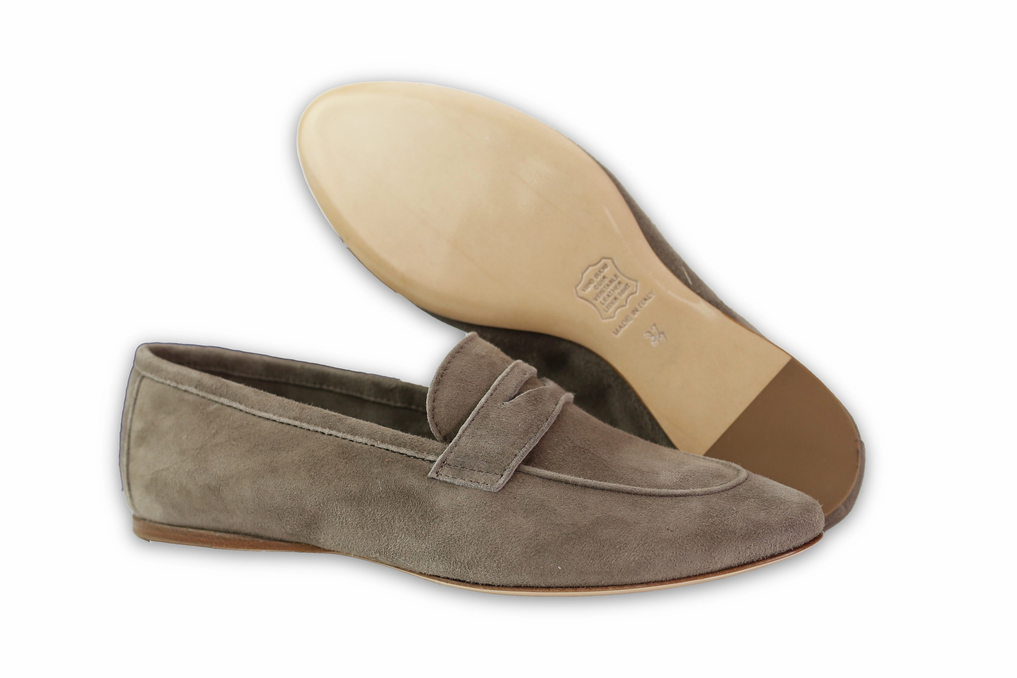 Pocket Primula Taupe Edmond Allen Loafers