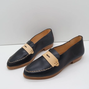 THE PENNY. BB NORI. NORI LAKE. BUTTER MASK. EDGE INKED. UNDYED THREAD. 2CM Slip In Loafers