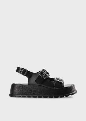 LALA BERLIN Plateau Sandals Parker Taschen Für Pantoffeln