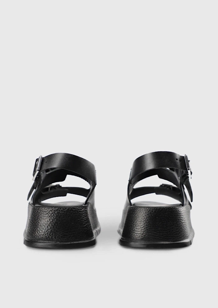 LALA BERLIN Plateau Sandals Parker Ddr Pantoffeln Mit Bommel