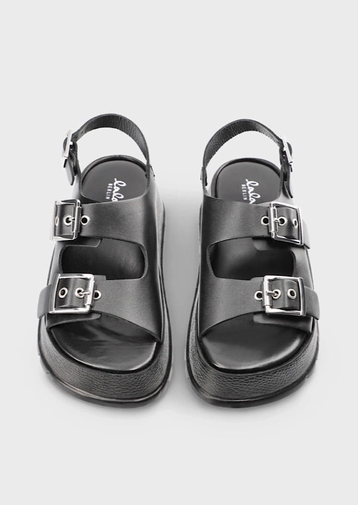 Pantoffeln Antistatisch LALA BERLIN Plateau Sandals Parker