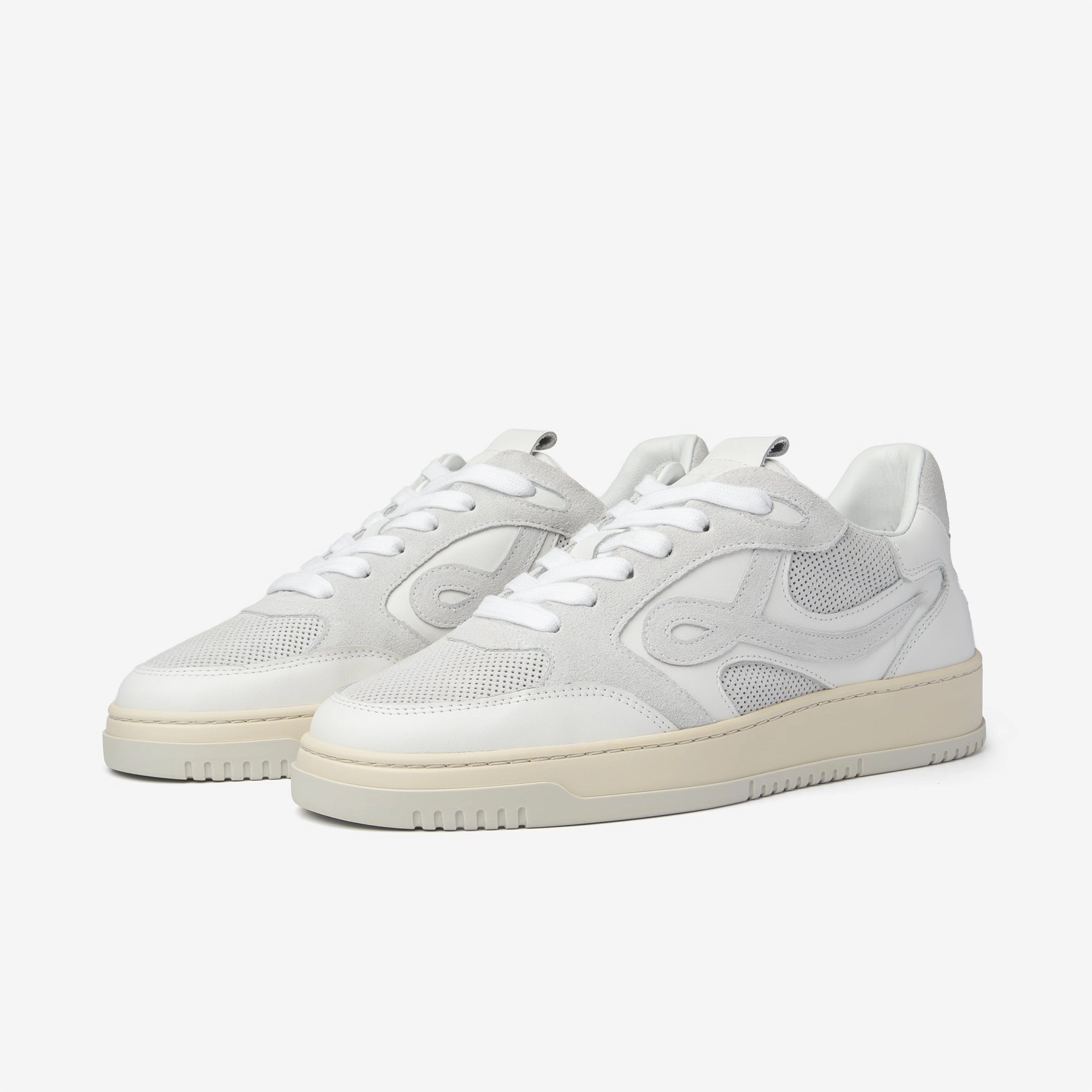 Sneaker Weiss Mit Rot PRE ORDER - Low Top - Rivo - White/Beige