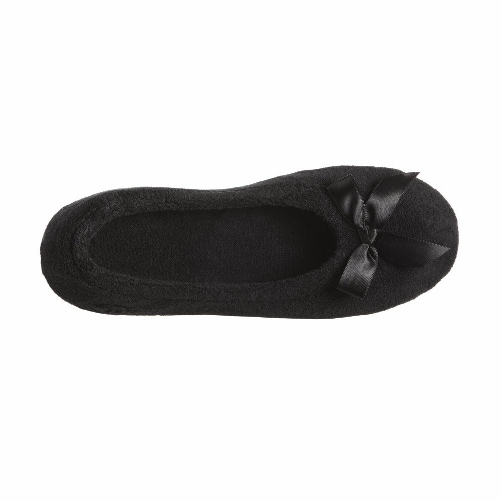 Plüsch Pantoffeln Leuchtend Womens Classic Cotton Terry Ballerina Slipper