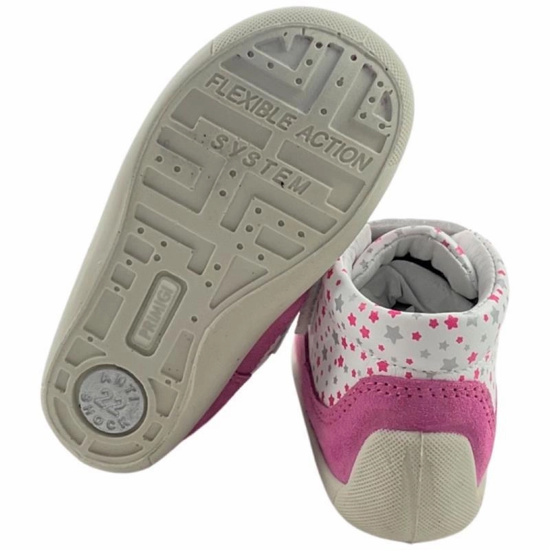 Primigi Mdchen Sneaker 7384400 Rosa Sneaker Weiss Grau