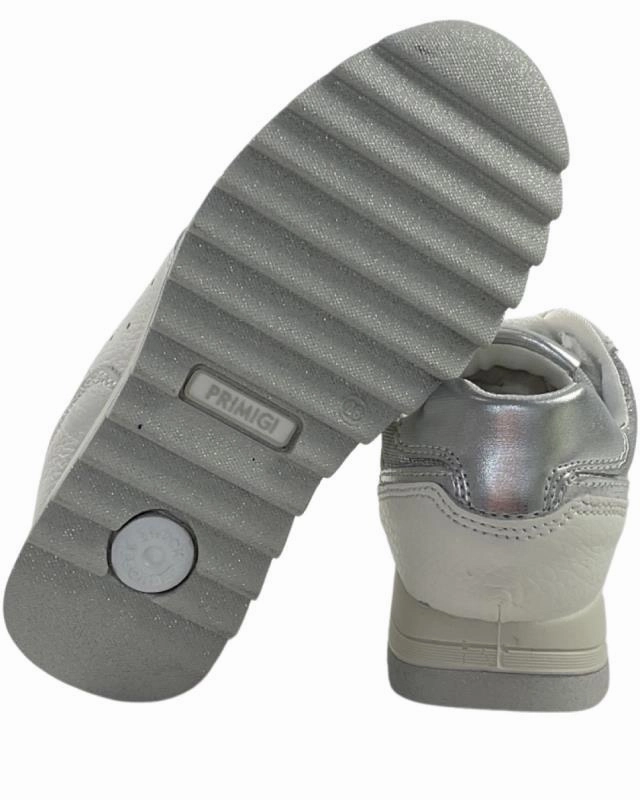 Primigi Mdchen Sneaker Wei/Glitzer 7383155 Barfussschuhe Sneaker