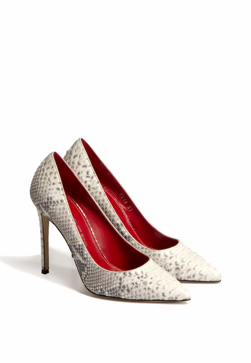 Exotic High Heels Shoes Pumps mit Stilettoabsatz in Pitone