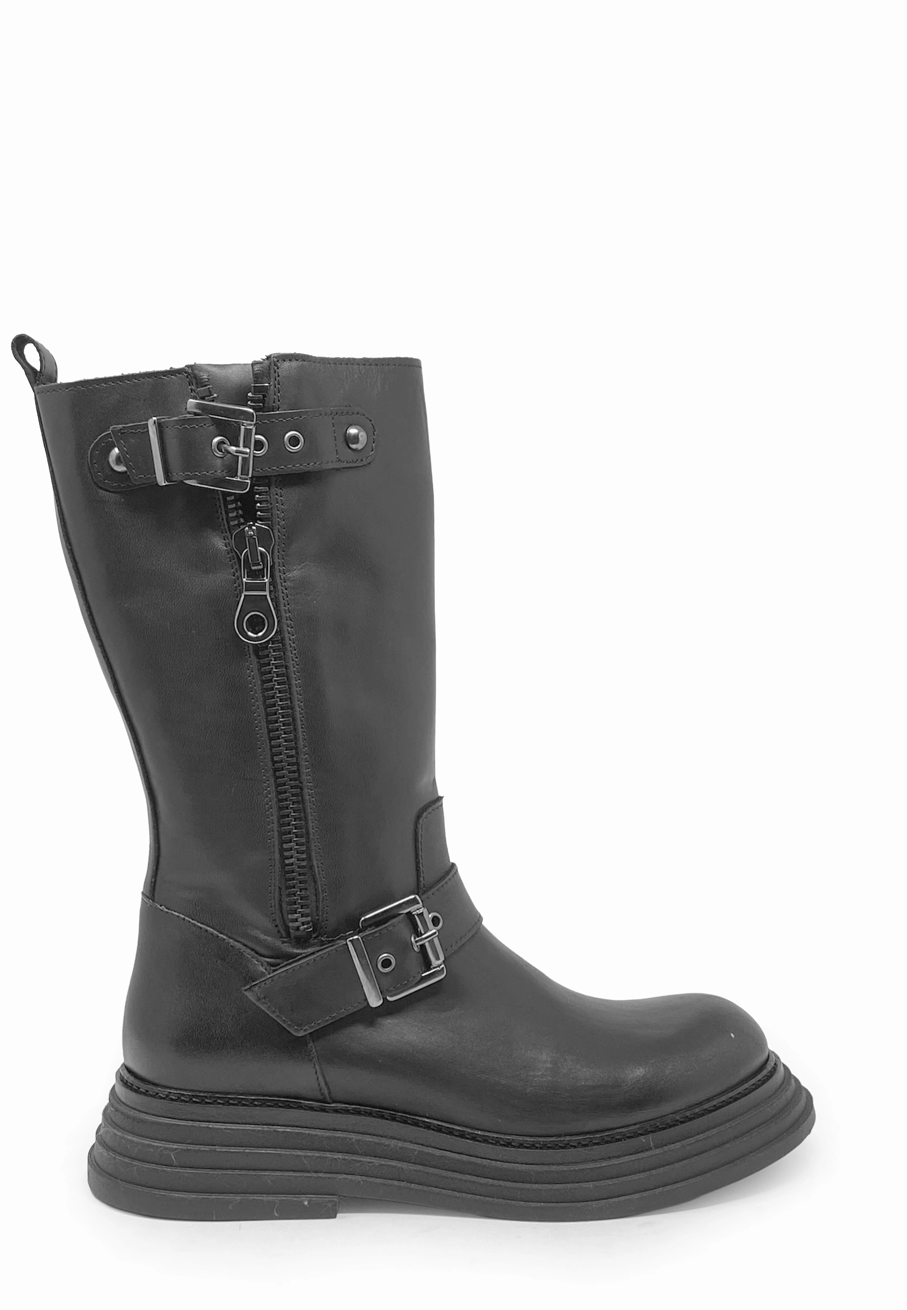 Queen Boot |Nero Cowboy Stiefel Look