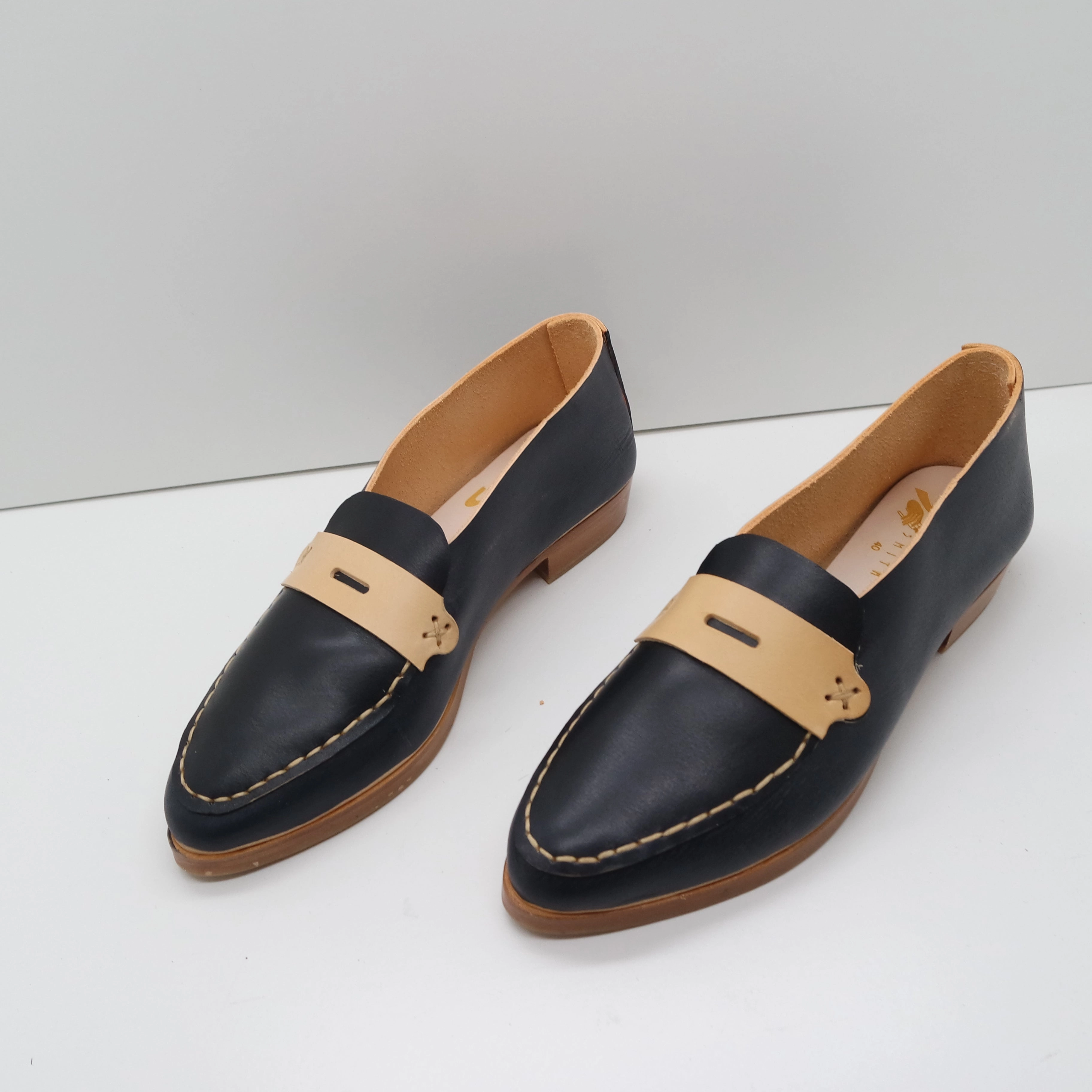 Myrqvist Loafers Review THE PENNY. BB NORI. NORI LAKE. BUTTER MASK. UNDYED THREAD. 2CM