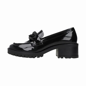 RAINBOW - Black patent Dirndl Loafers
