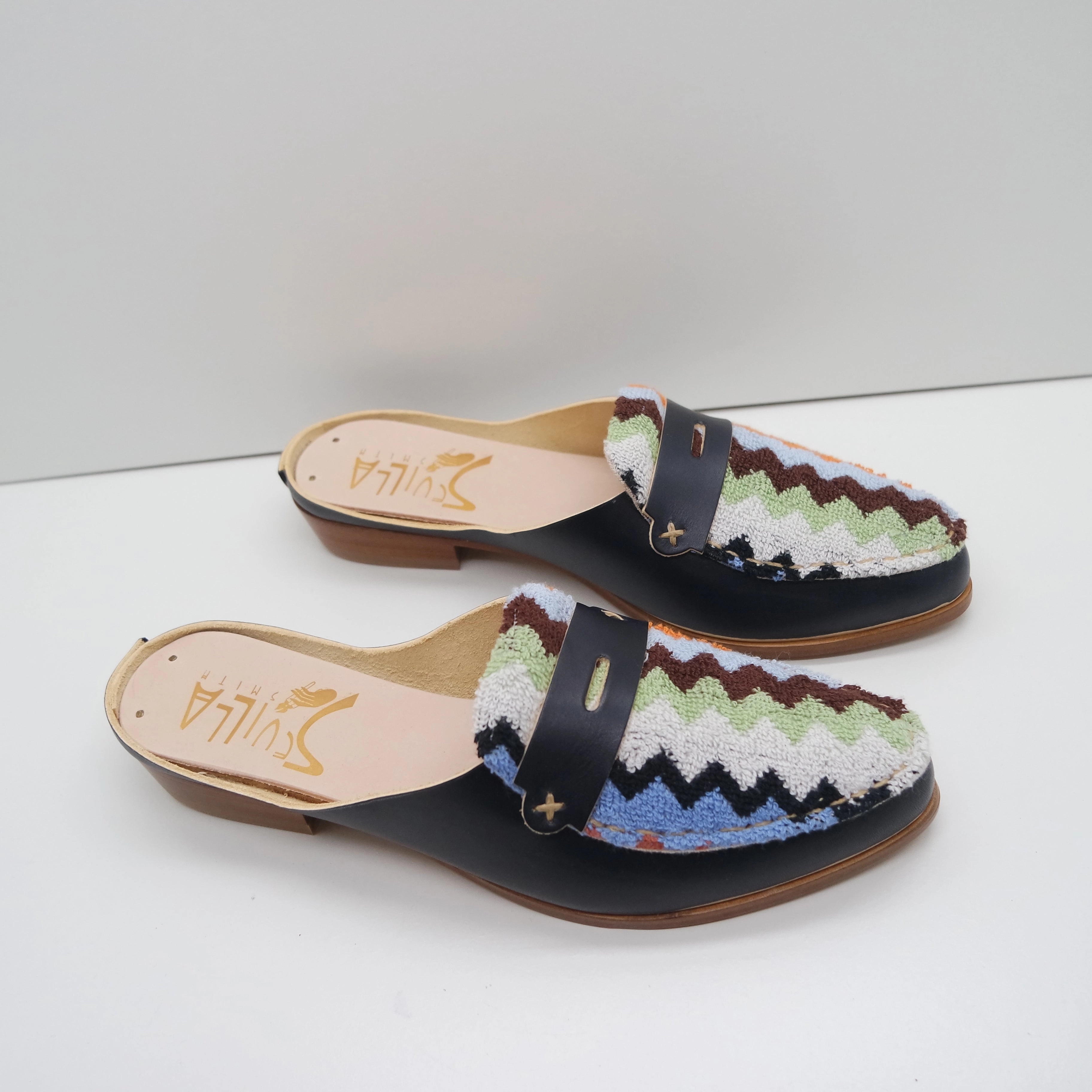READY MADE. SIZE 40. THE MIA. NORI. 2CM HEEL. MISSONI LAKE 18 Collegiate Cordovan Loafers