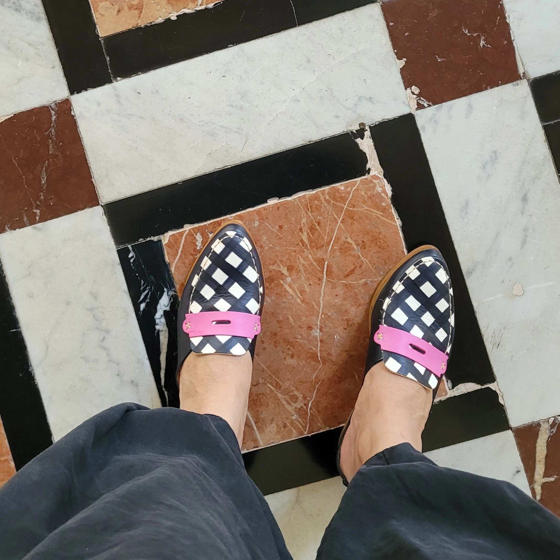 Loafers Met Veters READY MADE. SIZE 40. THE MIA. NORI. 2CM HEEL. SLOW GOODS STUDIO LAKE 15