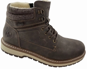 Rieker Herren Schnrstiefel F3811-25  Braun   Rieker-TEX Stiefel Auf Russisch