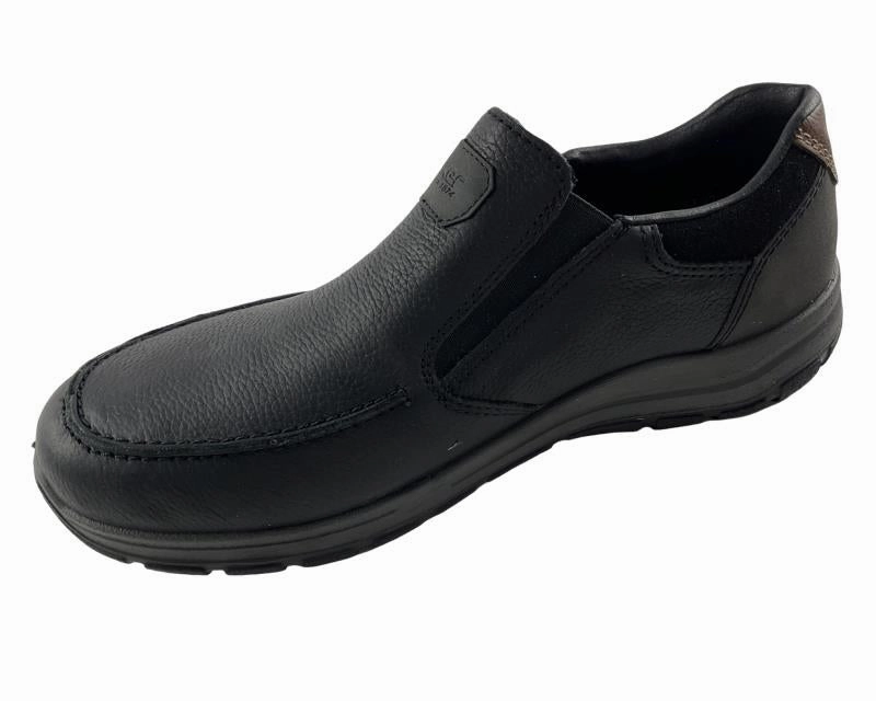 Pantoffeln Clipart Rieker Herren Slipper Halbschuh  extra weit 03651-00 Schwarz