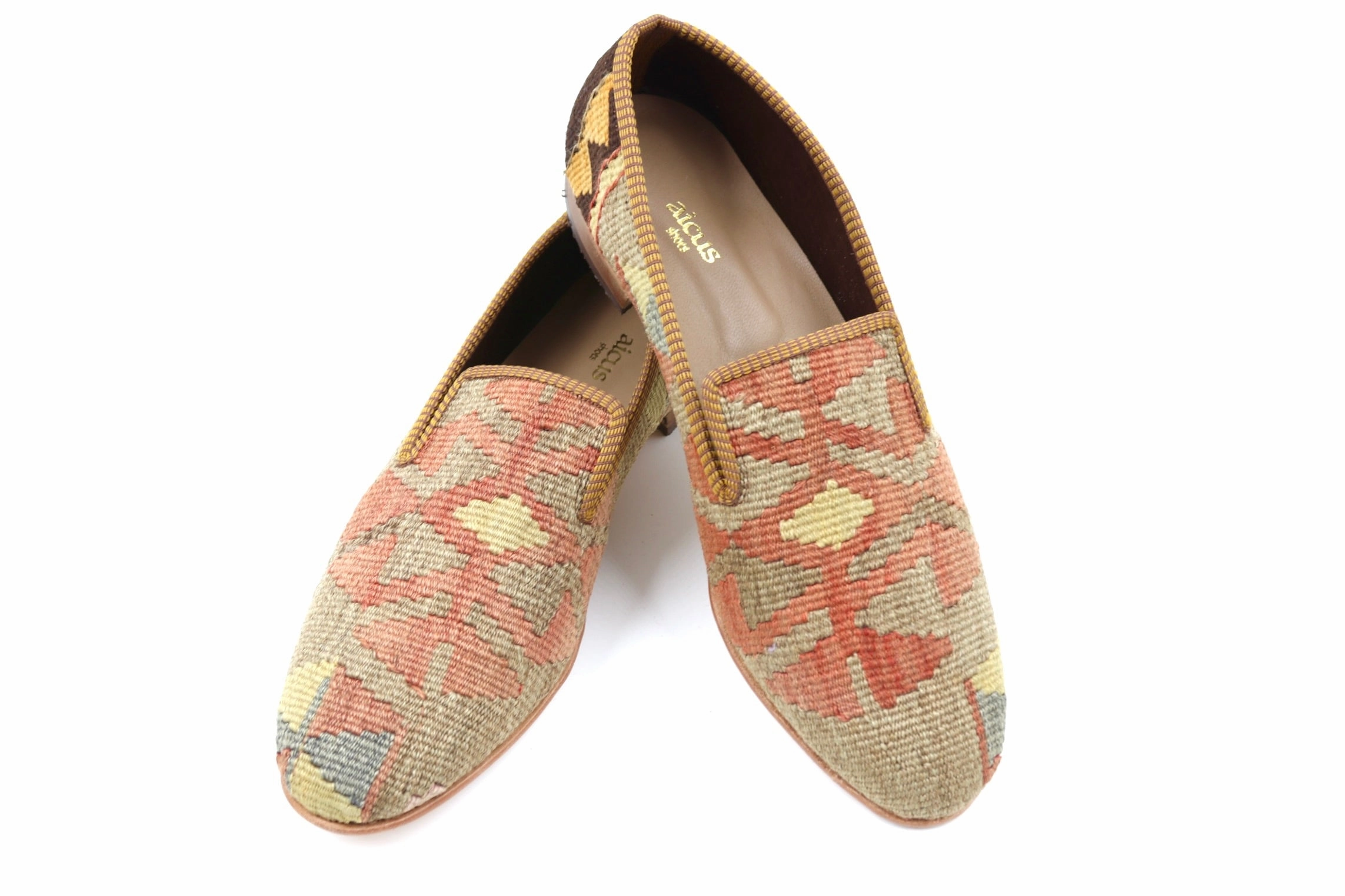 Riley Gre 48 Brushed Leather Monolith Loafers