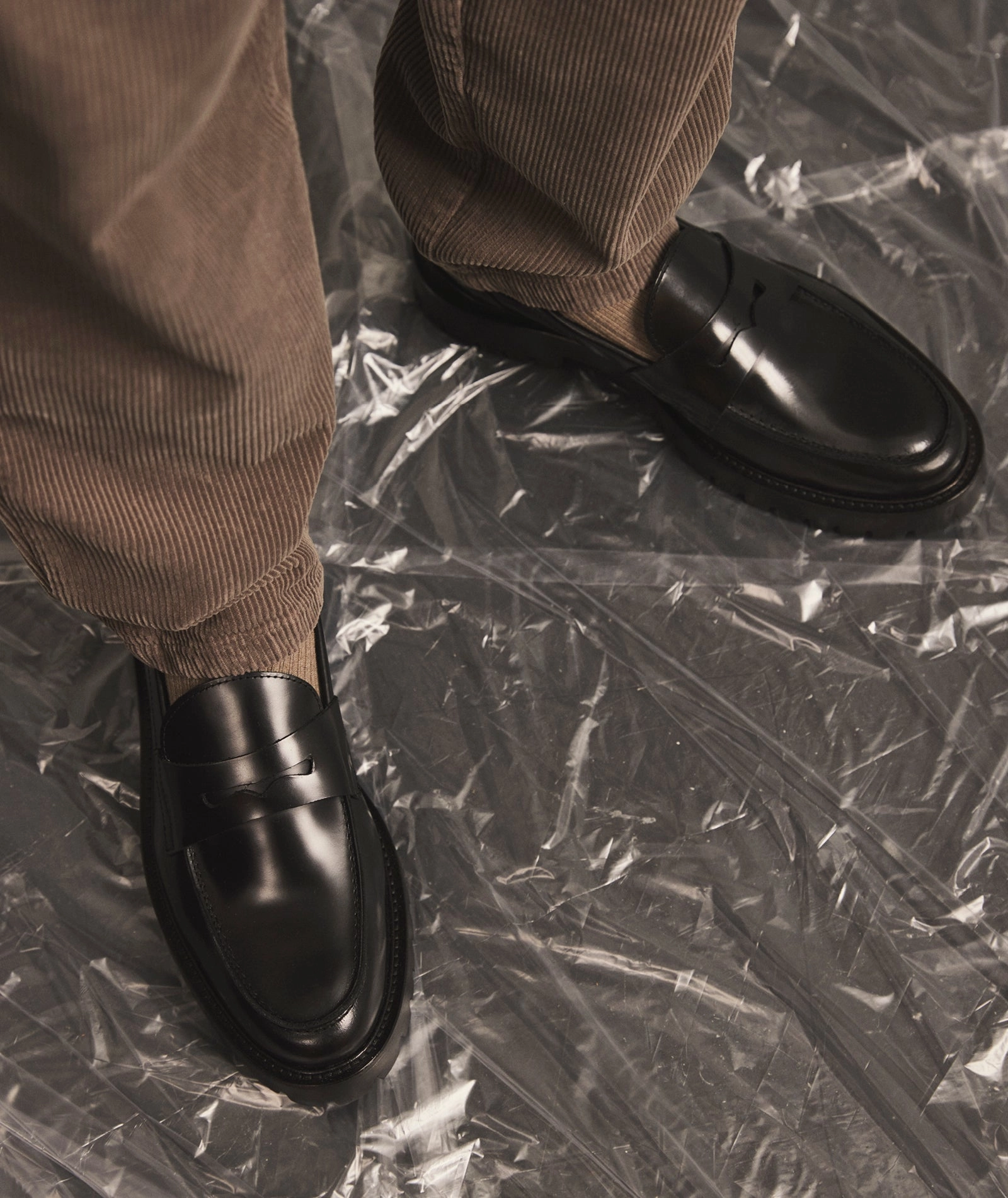 Dustin Loafers Aaron Penny Loafer - Black Polido