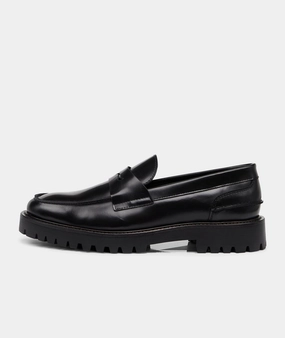Cool Loafers Aaron Penny Loafer - Black Polido