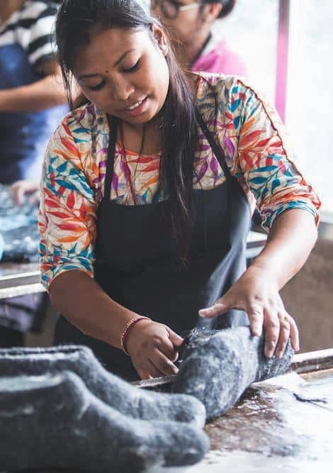 Wollstiefel (100% reine Wolle) - Modell Curry gelb mit Gummisohle Pantoffeln Häkeln Anleitung